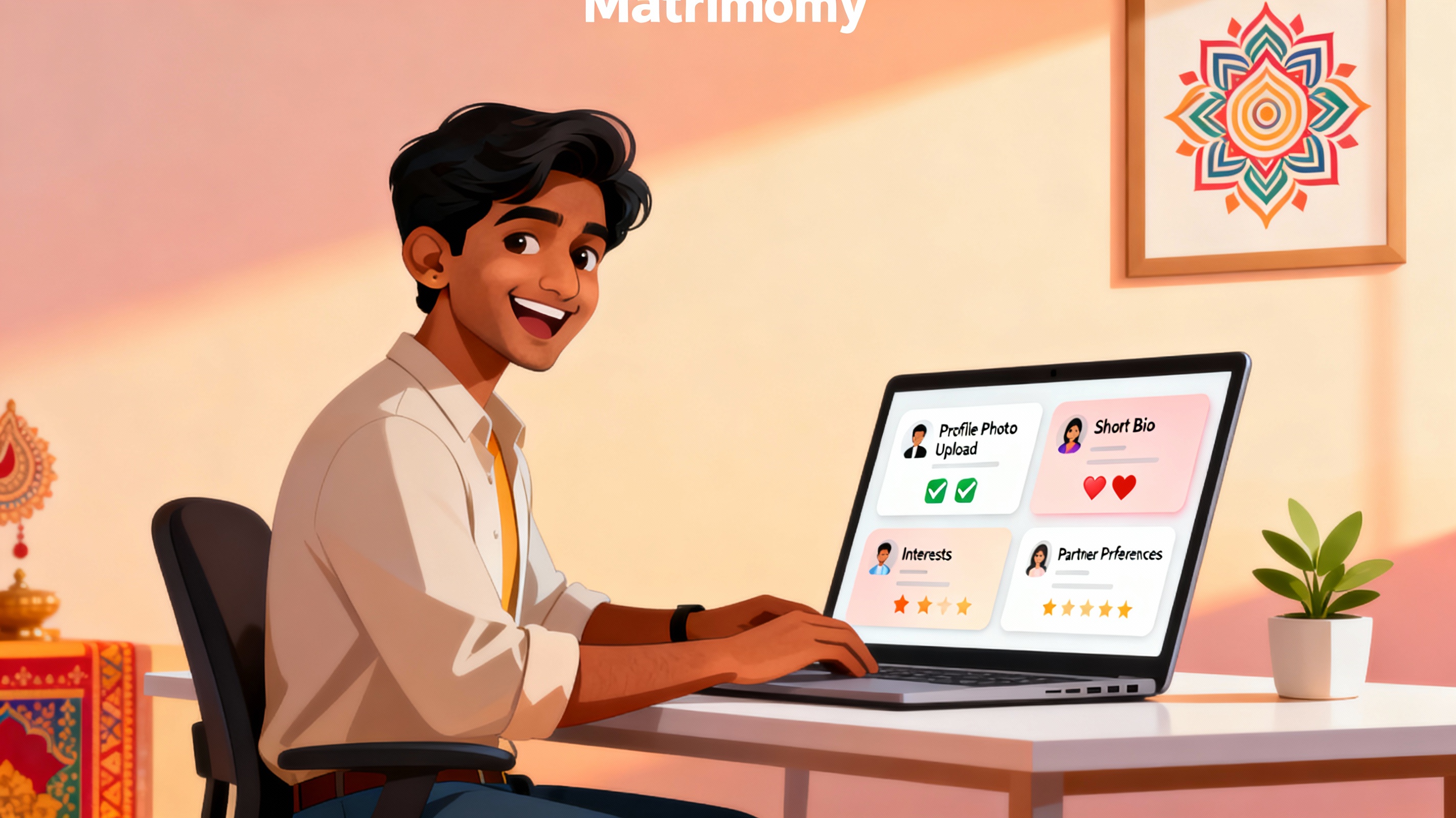 How to Create a Perfect Matrimony Profile (परफेक्ट मैट्रिमोनी प्रोफ़ाइल कैसे बनाएं) A Step-by-Step Guide (स्टेप-बाय-स्टेप गाइड)