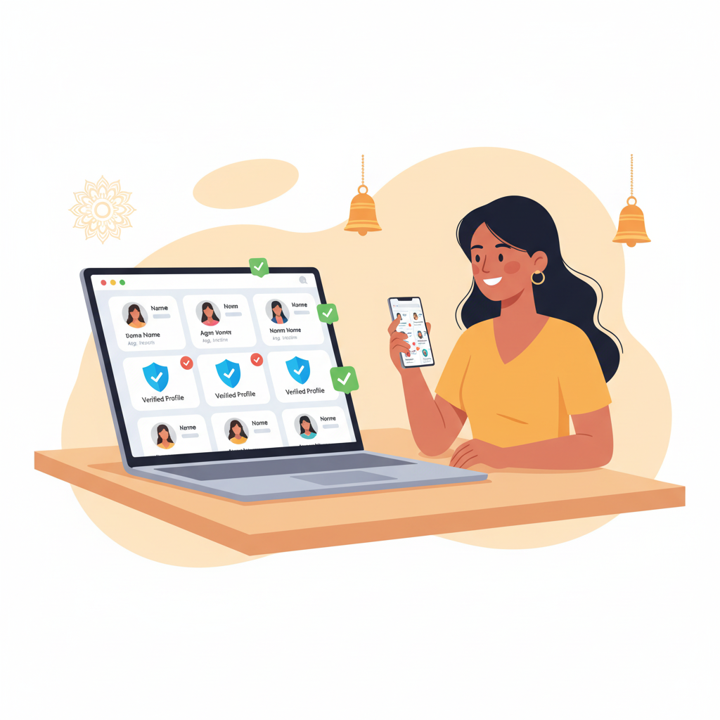 Benefits of Verified Profiles in Dewangan Matrimonial Sites देवांगन मैट्रिमोनी साइट्स में वेरिफाइड प्रोफाइल्स के फ़ायदे